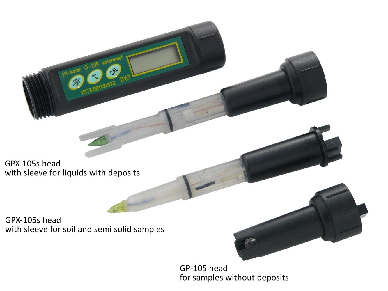 pH-метр водонепроницаемый карманный предназначен для измерения pH, мВ, окислительно-восстановительного потенциала и температуры ELMETRON CP-105 pH-метры