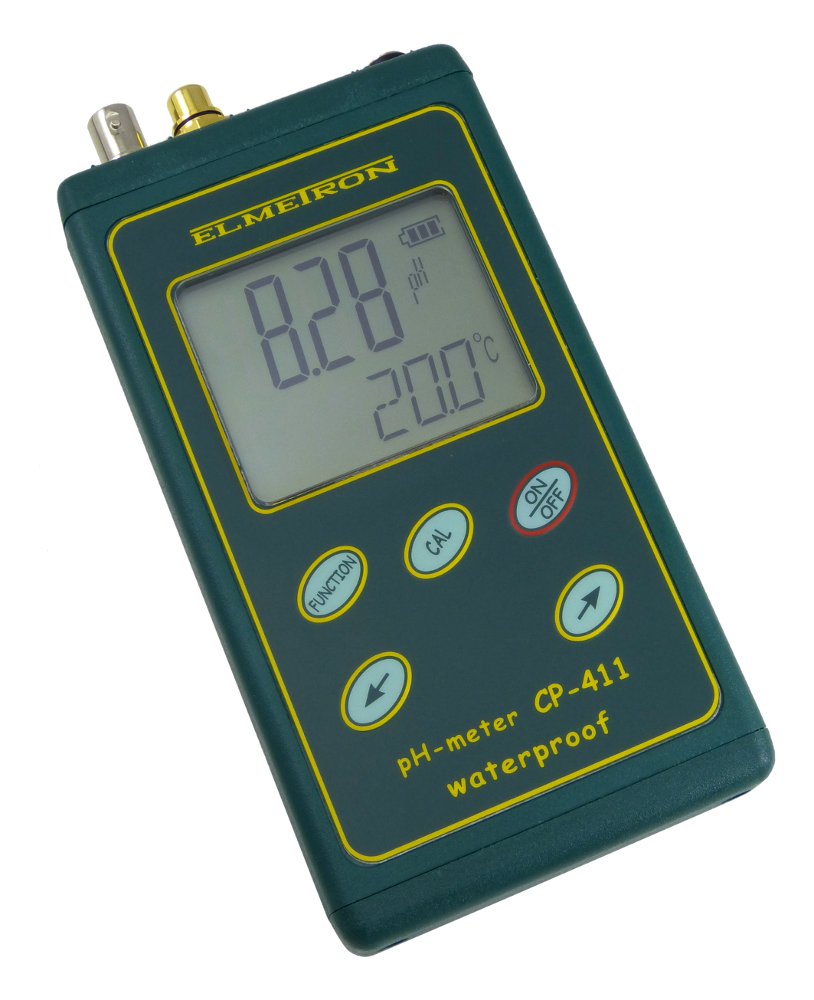 pH-метр водонепроницаемый предназначен для измерения pH, мВ, окислительно-восстановительного потенциала и температуры ELMETRON CP-411 pH-метры