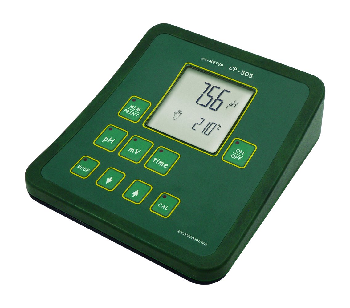 pH-метр лабораторный предназначен для высокоточного измерения pH, мВ, окислительно-восстановительного потенциала и температуры ELMETRON CP-505 pH-метры