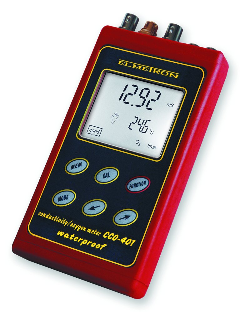 Кислородометр водонепроницаемый, измеряет содержания растворенного кислорода в воде и воздухе в % насыщения, мг/л, температуру и атмосферного давления ELMETRON CO-401 Анализаторы нефтепродуктов в водных средах