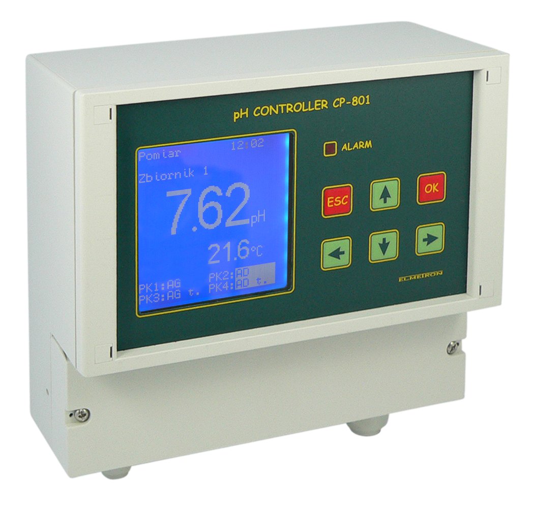 Регулятор температуры для измерения температуры воздуха или воды ELMETRON PT-801 Солемеры